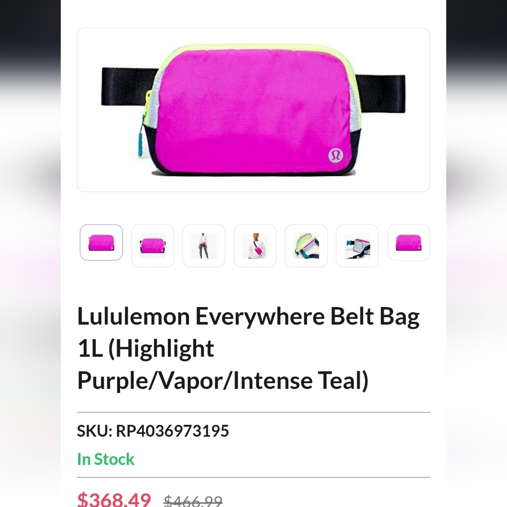 Lululemon Belt Bag